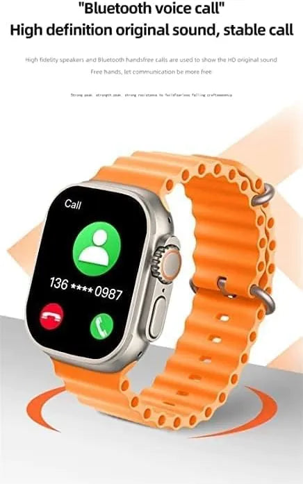 Orange X8 Ultra Smart Watch – Large Screen, NFC, Bluetooth & Cellular