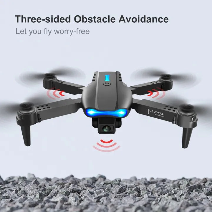 E99 Dual Camera Drone 4K UHD FPV – Remote & App Control, 150M Range