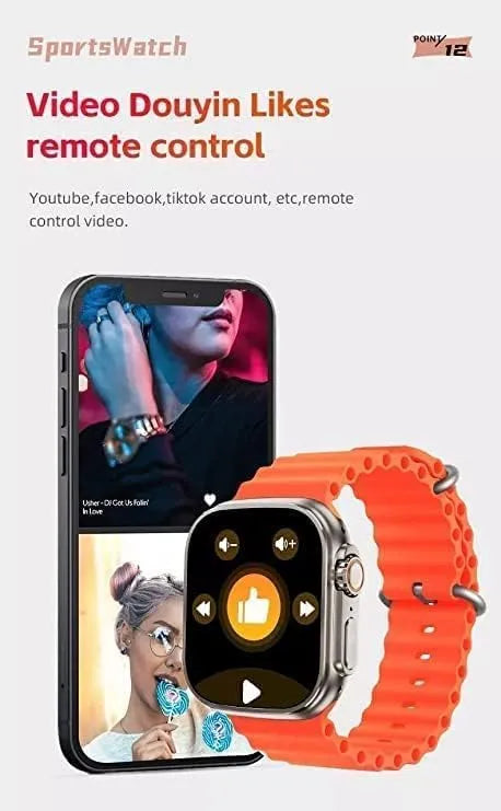 Orange X8 Ultra Smart Watch – Large Screen, NFC, Bluetooth & Cellular